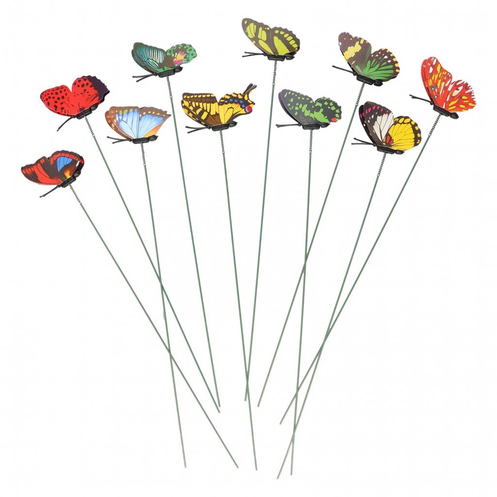 PVC Butterfly Stakes Party 50PCS Varied Waterproof