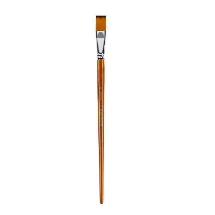 Long Handle Artist Paintbrush for Large Canvas Painting Wooden Grip Professional Nylon Bristles Multi Head Avaliable