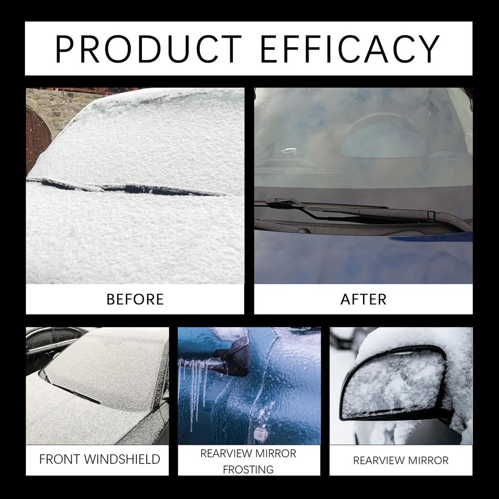 Car Windshield Deicer Spray Auto Windshield Deicer Defroster Ice Remover Spray 60ml Winter Car Window De-icer Spray Accessories