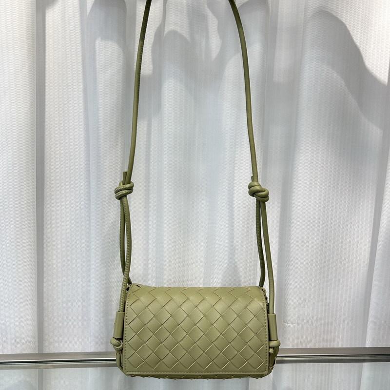 New Cowhide Leather Woven Bag Small Square Bag Pillow Bag Tote Bag Shoulder Messenger Bag Handbag Women's Bag