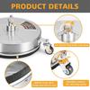 13'' Surface Cleaner 4000 PSI Max Pressure 1/4" Quick Connector ,2 Replace