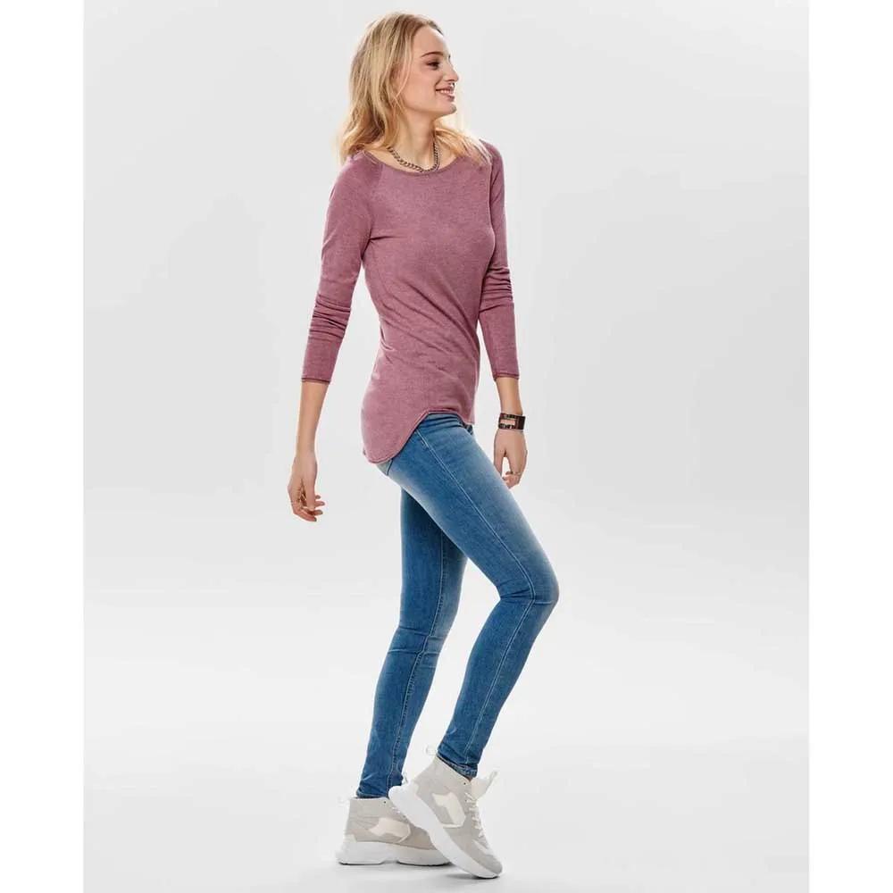 Only Свитер Mila Lacy Knit Detail Melange