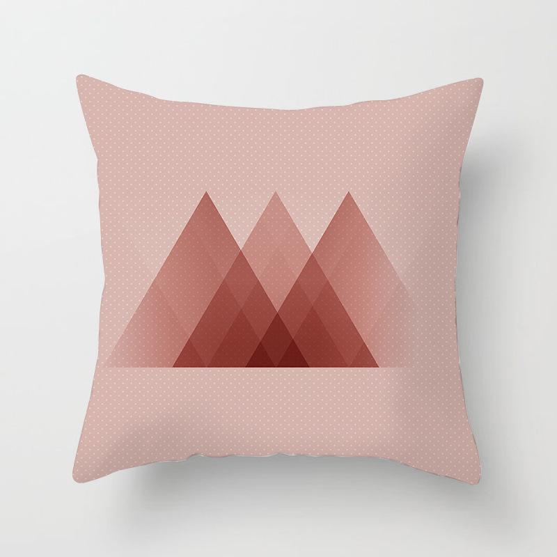 Car Cushion Cover Geometric Gold Print Sofa Square Pillow Cover Cushion Cover Home Furnishings
