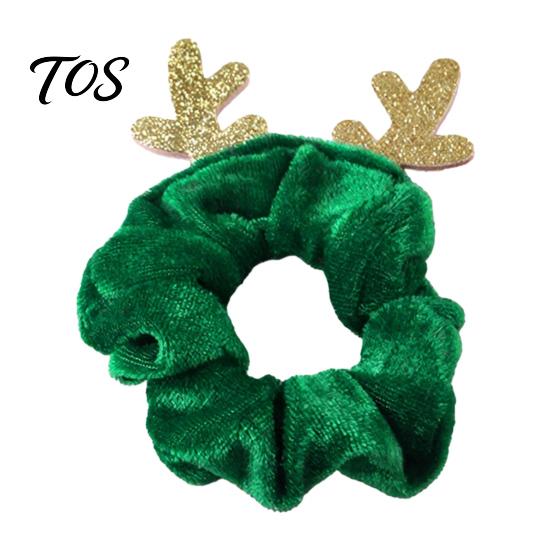 Festive Goose Clothing Accessory Christmas Porch Accessory, Deer Antler Hat, Plush Elk Santa Tree Collar, Statue Hat Apparel for 23 Inch Outdoor Yard