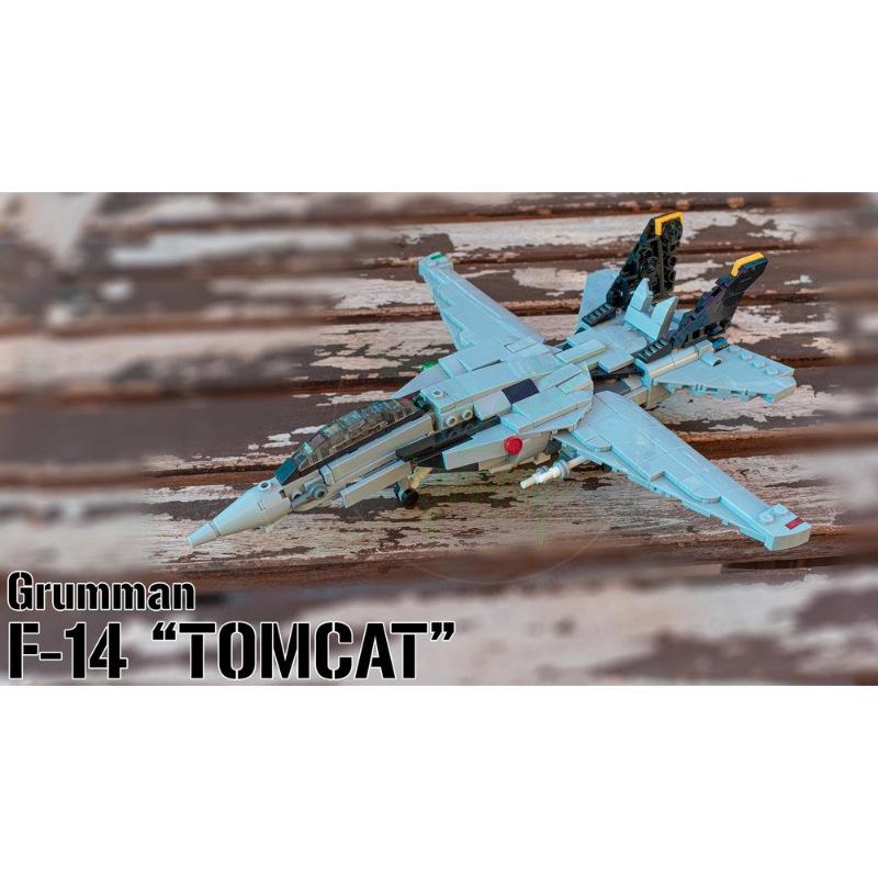 Platinum Block MOC-148537-2 Grumman F-14  Tomcat  Jet - 1:70 Scale