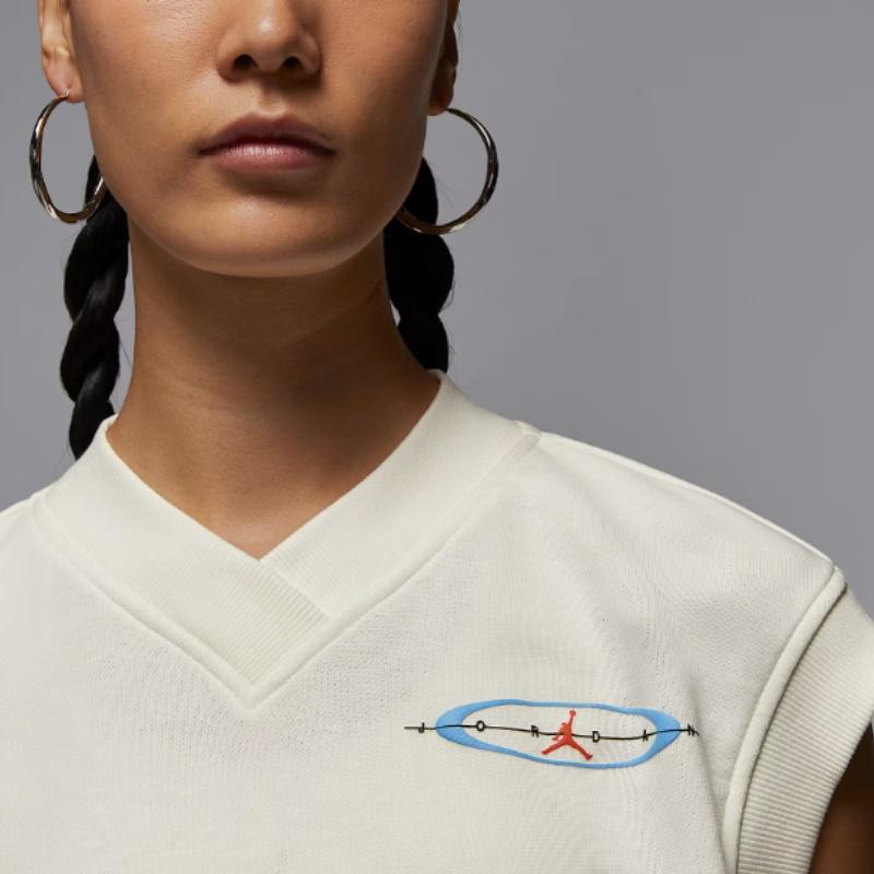 Jordan Brooklyn Fleece Comfortable Fashion Casual Sleeveless Vest Women Tops IF0065-133