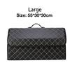 Folding Car Storage Box Large Capacity Auto Trunk Organizer Boxes Leather Waterproof Cars Stowing Tidying Multi-color Interior