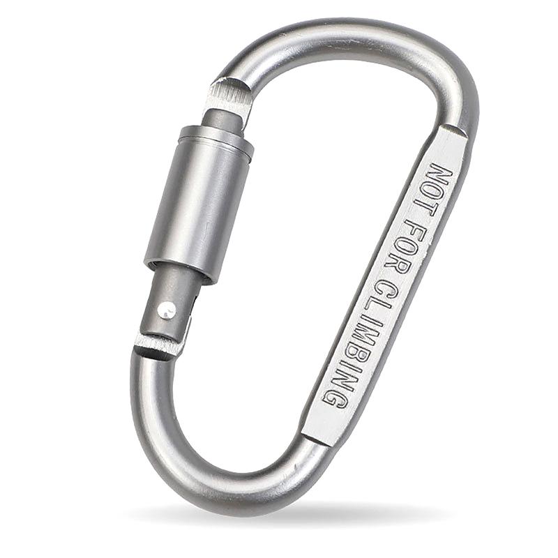 

1 шт. карабин дорожный комплект для выживания на открытом воздухе D-образное кольцо карабин зажим алюминиевый сплав брелок для скалолазания подвесной крючок пряжка