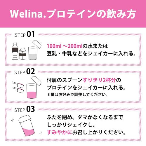Welina. Welina Soy Protein (Brown Sugar and Kinako Flavor) 500g, Supervised by Takuro Mori, Made In Japan, No Artificial Sweeteners