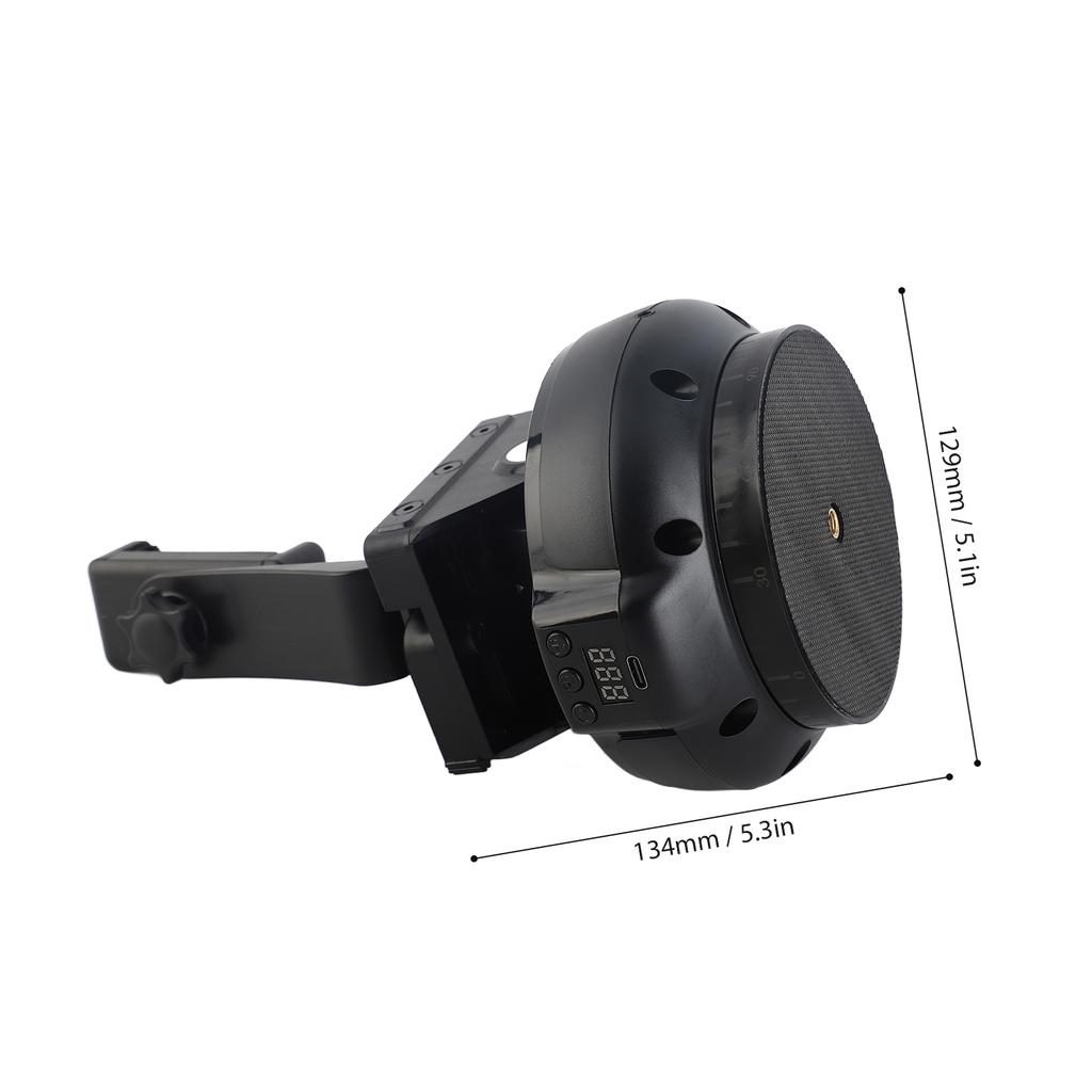 Motorized Pan Tilt Head Panoramic Head 360 Degrees  Rotation Panoramic Tripod Head 100M Wireless Remote Control 9