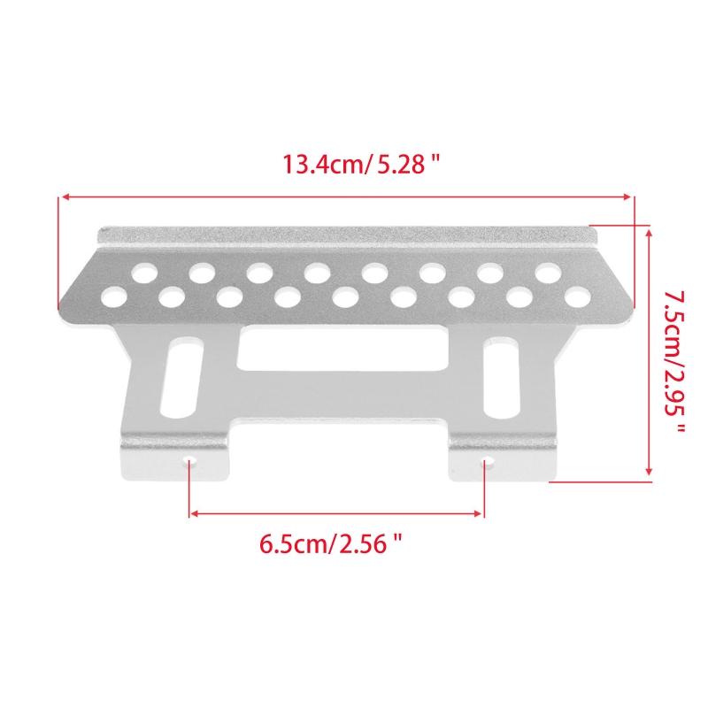2Pcs Side Pedal Plates Step Running Boards Foot Plate for 1/10 Axial SCX10 RC Crawler Car Upgrades Parts Body for Shell
