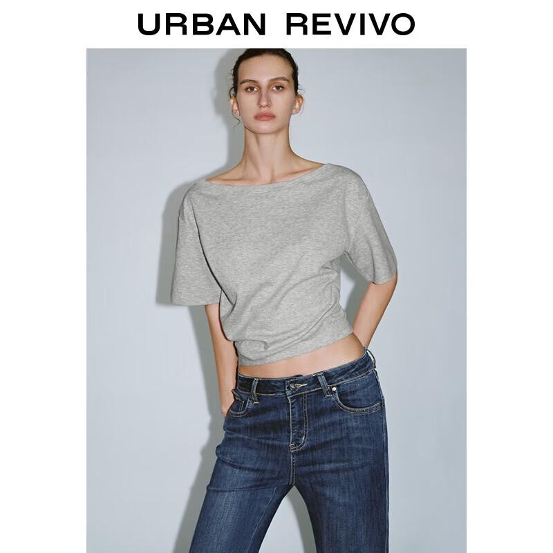 UR Women s Off-Shoulder Pleated T-Shirt XS