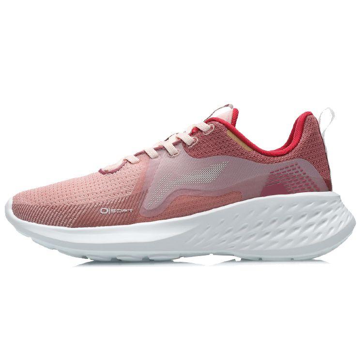 Li-Ning Soft Element Breathable Durable Low-Top Sports Casual Shoes Women Sneakers Smoky-Rose-Pink ARHR082-3