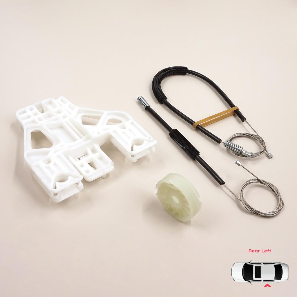BWR5072 Electric Power Window Regulator Lifter Repair Kit Rear Left Door for  Q5 SQ5 8R 8RB 2008-2018 5-Door 8R0839461