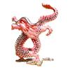Mini Dragon Figurine Alloy Dragon Figurine Fengshui Table Centerpiece Dragon Sculpture for Spring Festivals Shelf Office Desk