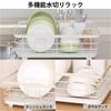 HASONA Dish Horizontal Dish Dish Drying Automatic Large Kitchen Water Dish Dish Chopstick Easy To Space White Drainer, Drainer, Rack, Drainage,