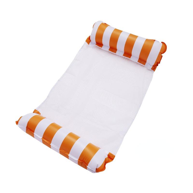 Air Mattress Pool Accessories Fun,Water Hammock,4 In 1 Inflatable Water Hammock Adults and Kids, Water Hammock Air Mattress Pool Swimming Pool Beach