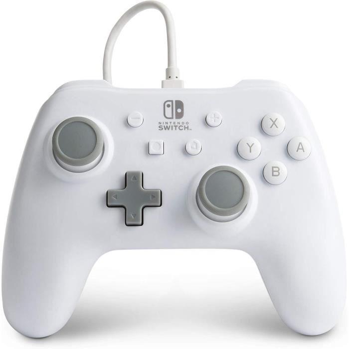Manette filaire - power a - nintendo switch - blanc
