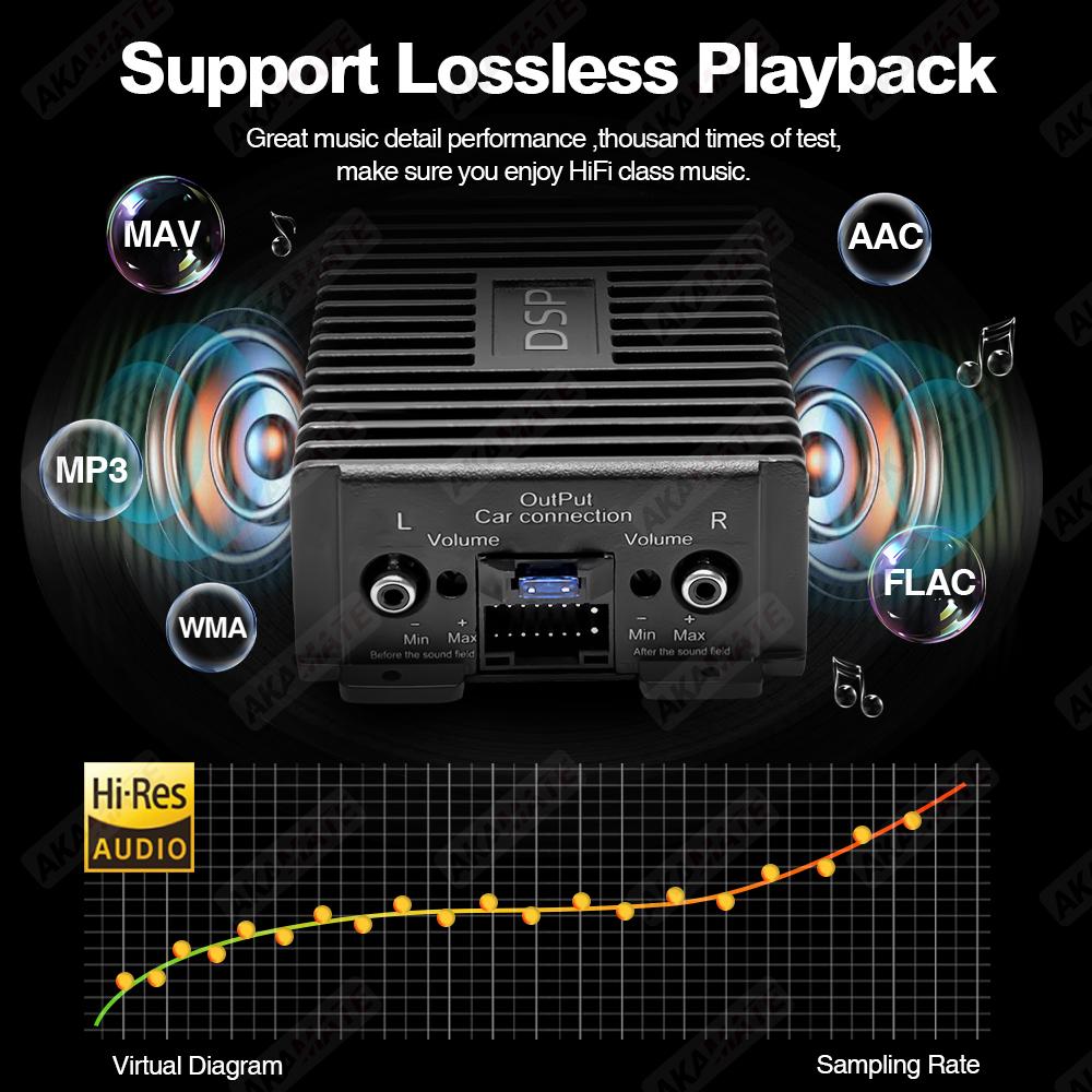 DPS Car Amplifier for Android System Car Radio Non Destructive Modification Speaker Enhance Sound Car Audio Processor 4 Channel