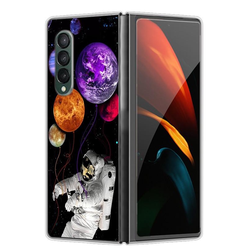 Etui na Samsunga Z Fold 5 Słodkie Modne Twarde Przezroczyste Etui na Telefon dla Samsunga Galaxy Z Fold5 5G ZFold 4 6 5G Powłoka Ochronna ZFold6
