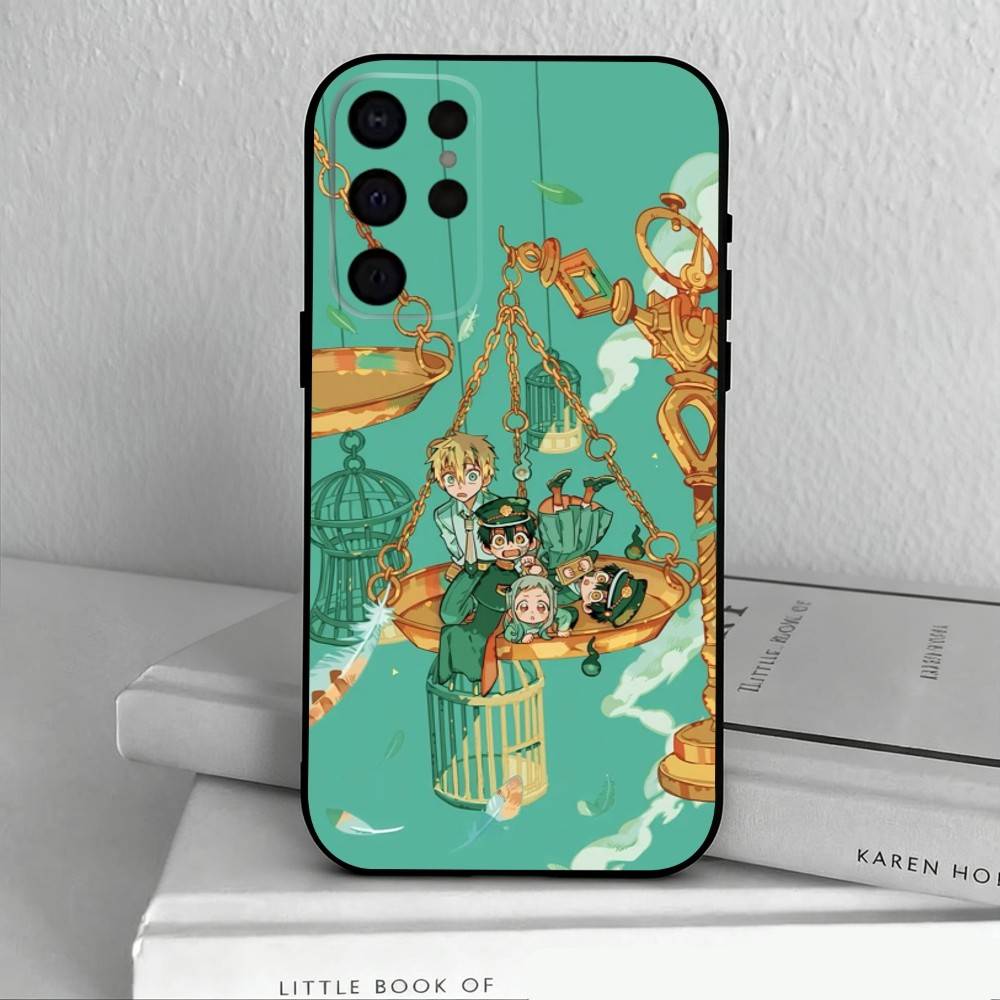 Campus Manga Toilet-Bound Hanako-kun Phone Case For Samsung S25,S24,S21,S22,S23,S30,Ultra,S20,Plus,Others Soft Black Cover