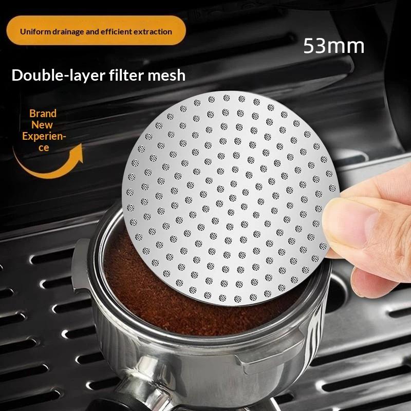Upgrade Your Breville with Espresso Coffee Puck Screen 0.2mm Reusable Filter Holder