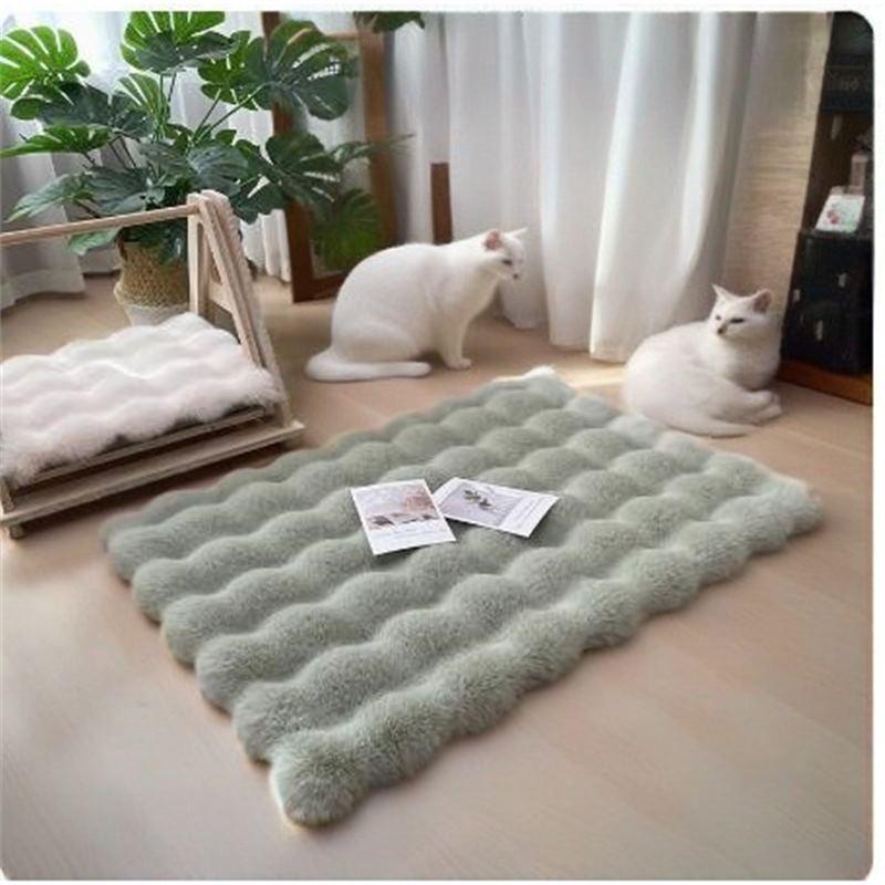 Warm Space Capsule Cat Bed & Climbing Frame with Cushion & Thick Blanket - Pet Mat for Sleeping & Lounging