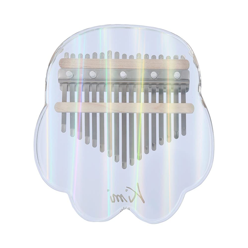 Kimi Karinba 17-Key Thumb Piano Kalimba Transparent Acrylic Case Cat Claw High-Performance Protective
