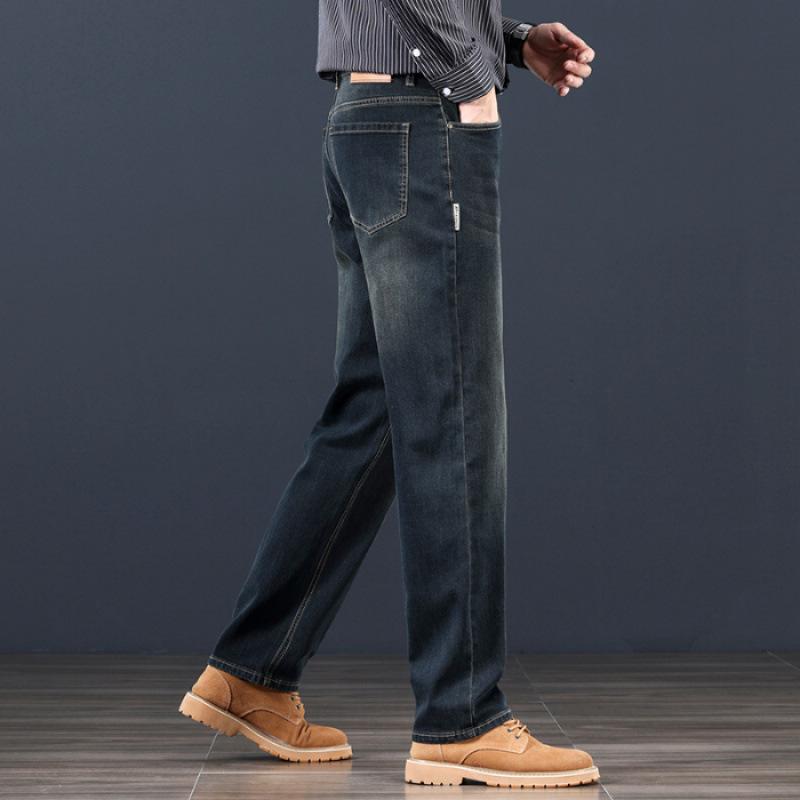 JYL Прямые джинсы весна-осень мужские новые ретро брюки 36