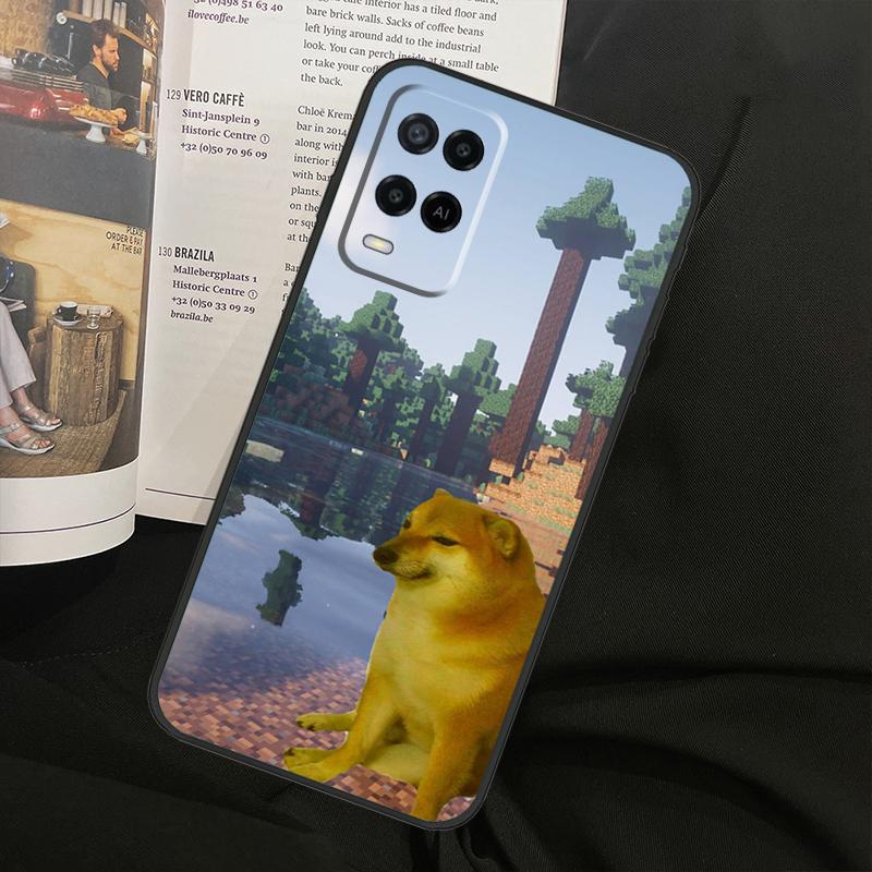 Funny Cheems Doge For Oppo A38 A18 A58 A78 A98 A79 A40 A60 A80 A16 A76 A96 A15 A74 A94 A54 A77 A17 Phone Case