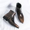 Golden Sapling Men Chelsea Boots Casual Shoes Fashion Ankle Boot Leisure Business Flat Men's Shoe Comfortable Party Brogue Flat