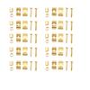 10Sets Metal Material Guitar String Retainer With Mounting Screws Guitar String Tree  For Guitar