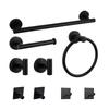 18-Piece Stainless Steel Bathroom Set: Towel Bars, Tissue Holder, Hooks, and Accessories