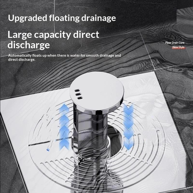 Stainless Steel Universal Floor Drain Core Odor Proof Insect Proof Perfect For Bathroom Kitchen Shower Room