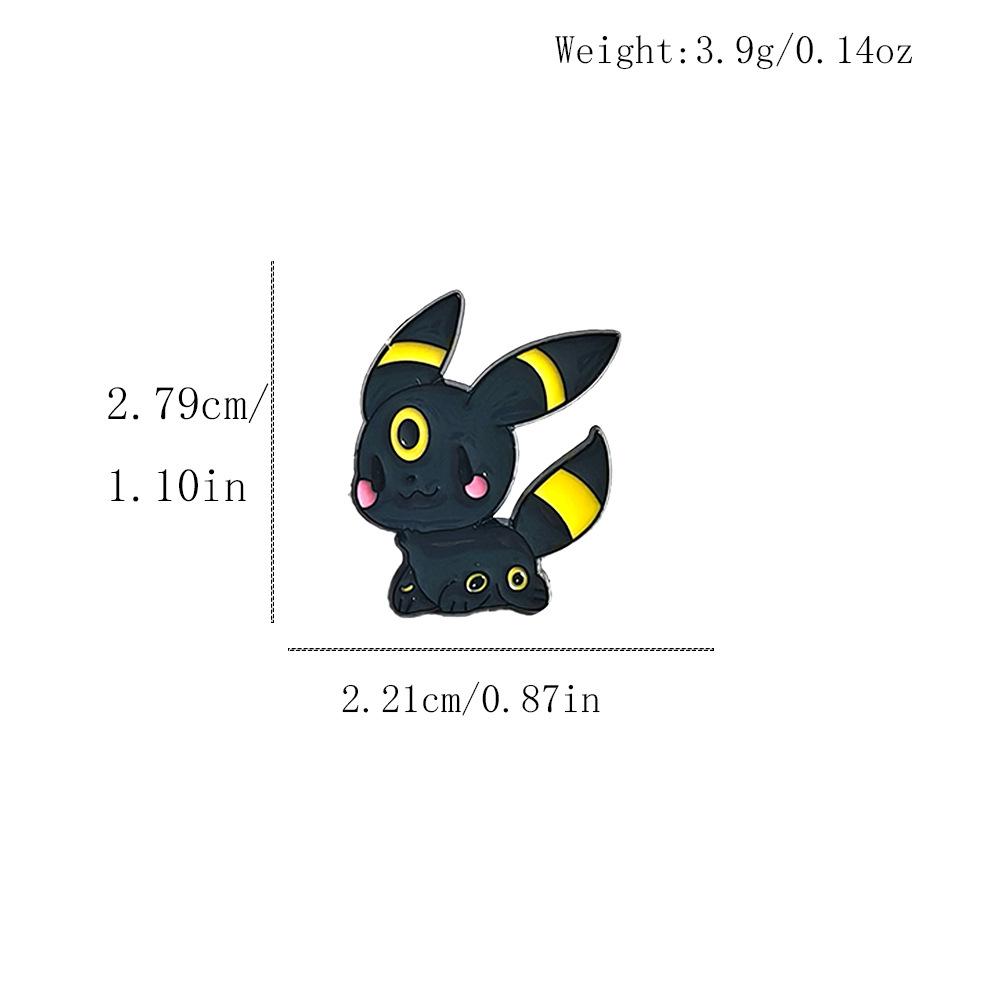 Eevee Family Pokémon Metal Brooch - Cute Anime Gift for Kids