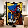 Huggy Wuggy Print Blanket - Soft & Comfortable, for Bedroom, Travel, Sofa, Home Decoration - Birthday Christmas Gift for Friend
