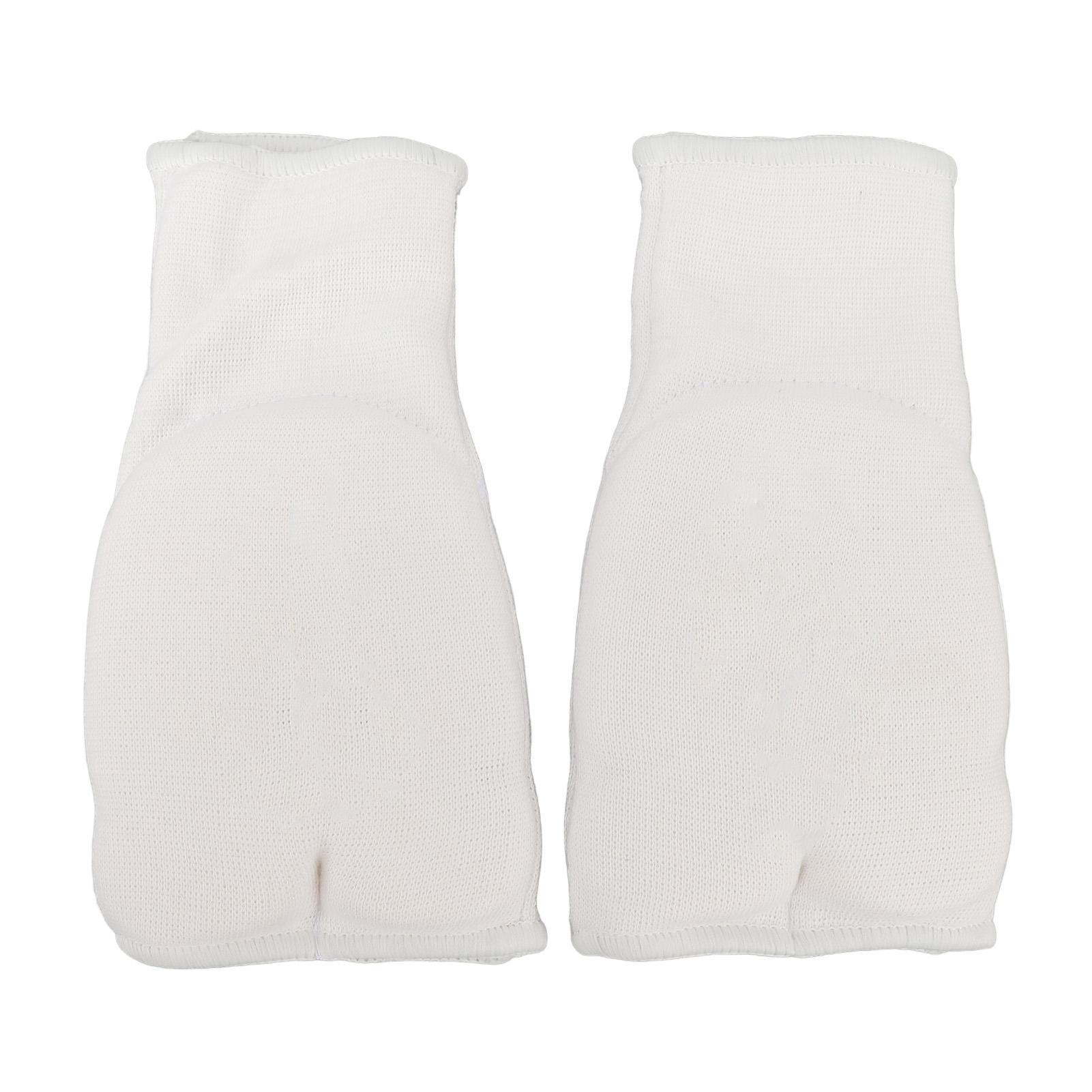 Kaisai White Boxing Hand Wraps Breathable Elastic Wearable Padded Kickboxing Inner Gloves For Karate Martial Arts