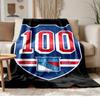 New York Rangers Soft and comfortable flannel Suitable for sofas living rooms outdoor camping travel and also makes a great anniversary gif