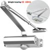 Soft Closing Automatic Door Closer Heavy Duty Hydraulic Adjustable Speed Positioning Door Stop Protective Door Holder Hardware
