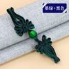 5 Pair Chinese Bowknot Buttons Satins Fabric Closures Button DIY Craft for Cheongsam Chinese