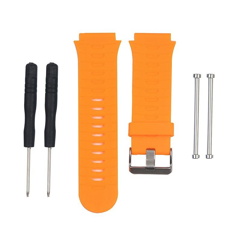 Schweißresistent Hypoallergenes Silikon-Uhrenarmband Ersatz-Kit für Garmin Forerunner 920XT Mit Werkzeugen & Federstegen