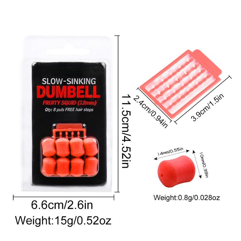 Euro Carp Fishing Corn Lure 8pcs 12pcs Imitation Corn Slow Sinking Fishing Bait with Stopper