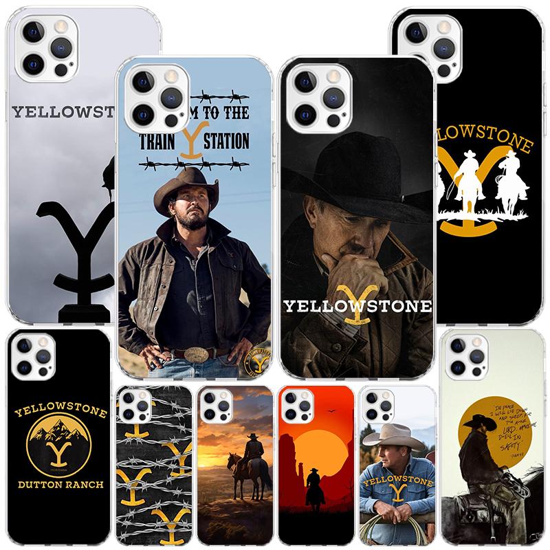 Yellowstone TV Show Phone Case For iPhone 17 Air 16 Pro Max 16E 15 + 14 Plus 11 12 13 Mini 7 8 SE Gift Print Cover Fundas