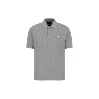 Ss22 Einfarbiges Logo Pullover Kurzarm Poloshirt Herren Poloshirts Grau 8N1FQ2-1JTKZ-0630