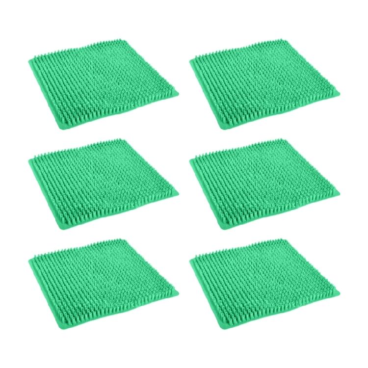 Eggs Laying Pad for Chicken Pack of 6 Plastic Nesting Mats Washable Reusable Poultry Backyard Nesting Essentail