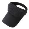 Women Sun Visor Hat Knitted Wide Brim Empty Top Sports Hat Summer Outdoor Sun Hat