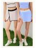 2025 Sommer Colorblock Schnelltrocknender Damen Sport Skort - Hochelastische Yoga- & Fitnessbekleidung
