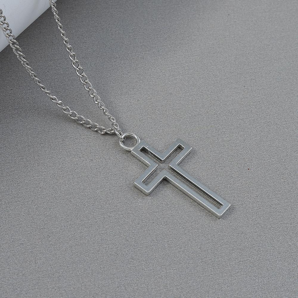 Retro Kreuzanhänger Halsketten für Damen Herren Gothic Steampunk Totenkopf Halskette Kette Hip Hop Schmuck Geschenke