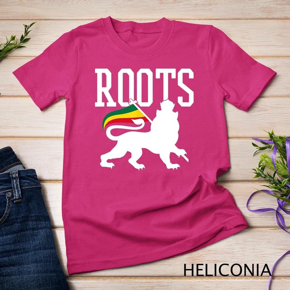 Reggae Roots - Lion Of Judah Rastafari Music Rasta Gift T-Shirt Unisex T-shirt 3XL