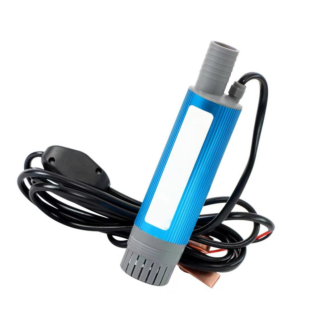1pc Portable Diesel Water Transfer Pump Submersible Pump For Camping 12V/24V DC Motor 38mm Water Transfer Pump For Fishing